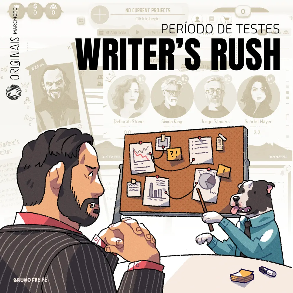 Arte do episódio Writer's Rush